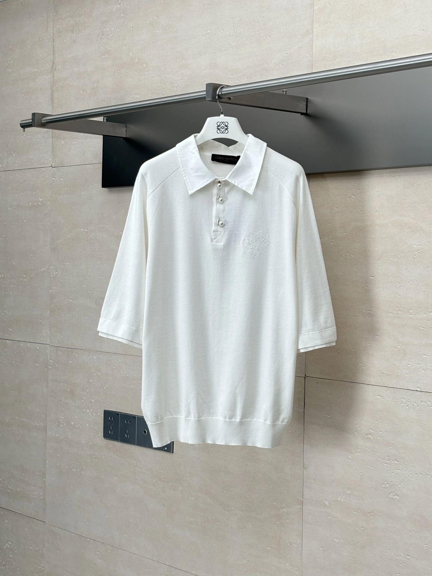 wg.luxury- 8V polo Cotton embroidery oversize item:E-F363F1115